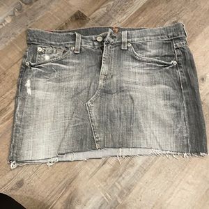 Lot of  4 Designer 3 Jean skirts & 1 shorts